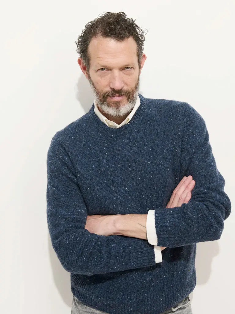 Donegal Crewneck- Navy Alex Mill Sweaters
