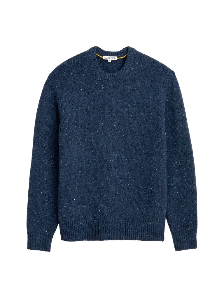 Donegal Crewneck- Navy Alex Mill Sweaters