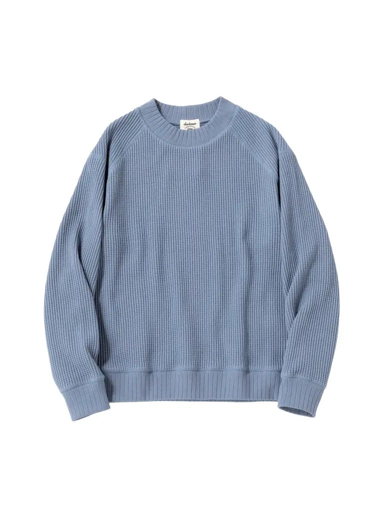 Waffle Midneck- Retro Saxe Jackman Sweaters