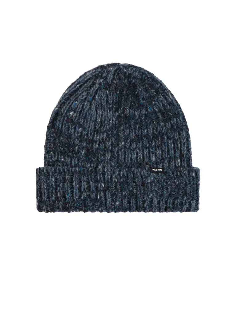 Merino Wool Isla Beanie- Navy Marl Kestin Hats