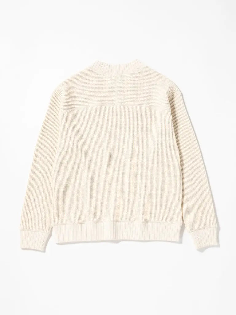 Waffle Midneck- Ivory Jackman Sweaters