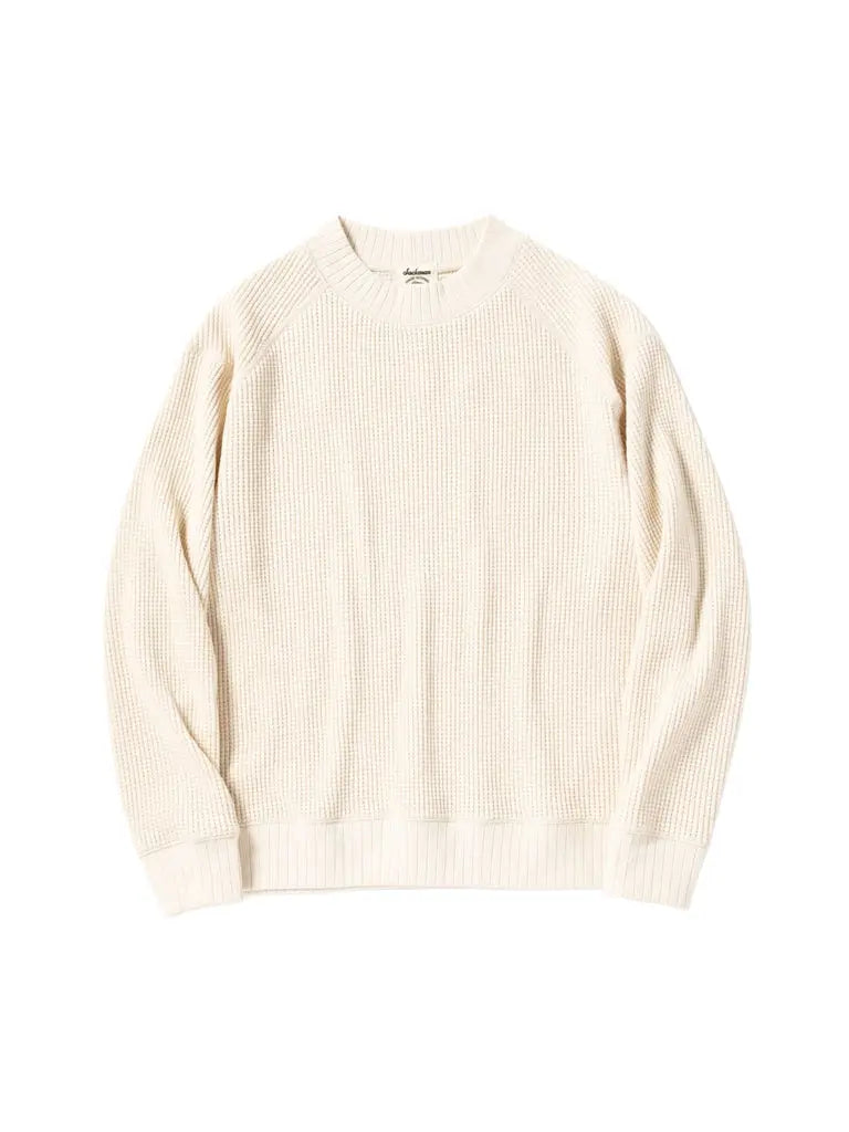 Waffle Midneck- Ivory Jackman Sweaters