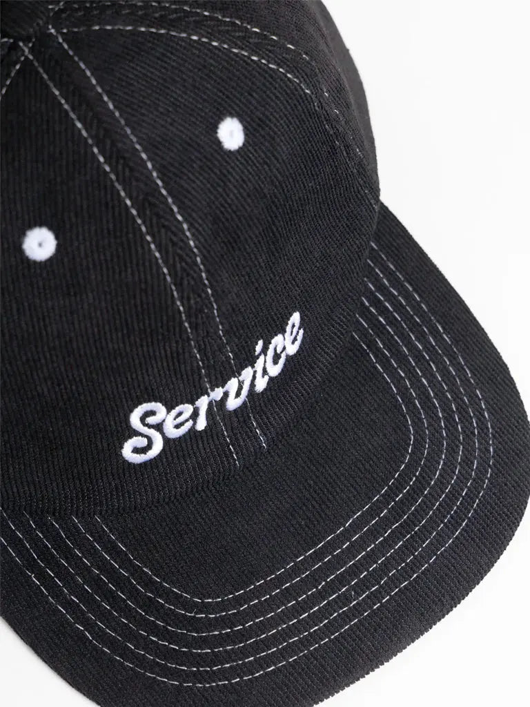 Service Script Cord Cap- Black Service Works Hats