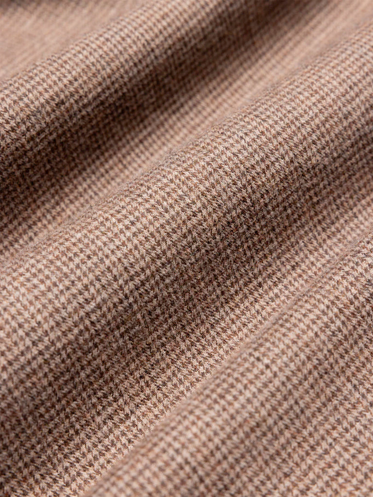 Raeburn Button Down- Taupe Houndstooth Kestin Shirts