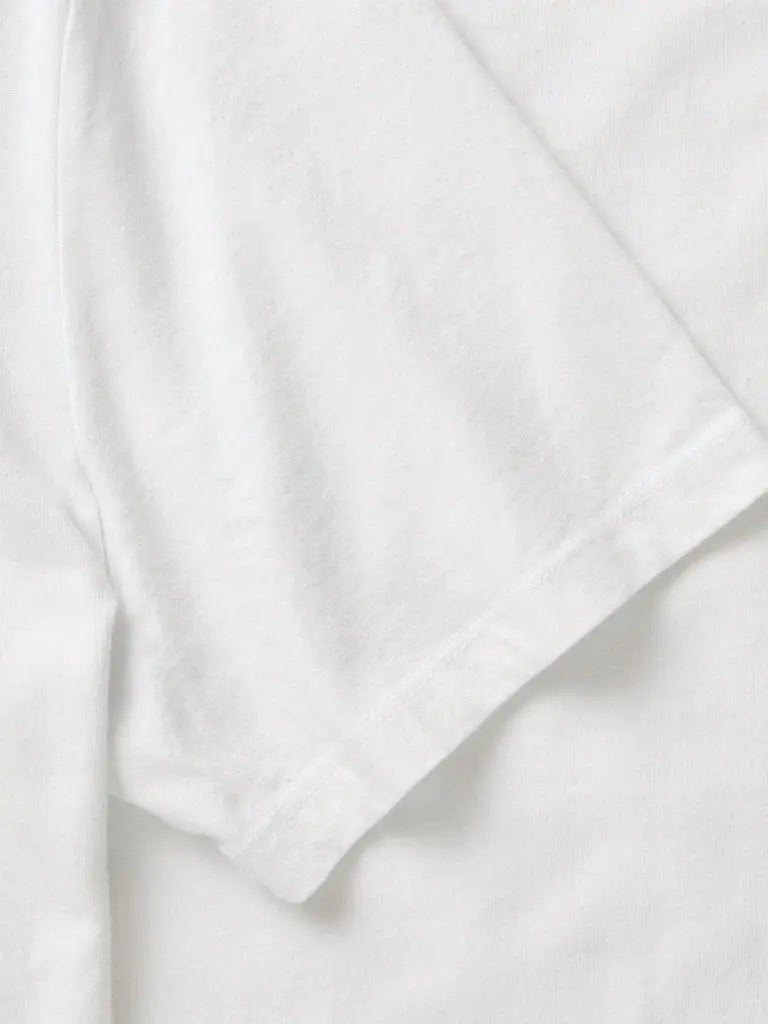 Organic Cotton Tee- White Taylor Stitch Tee Shirts