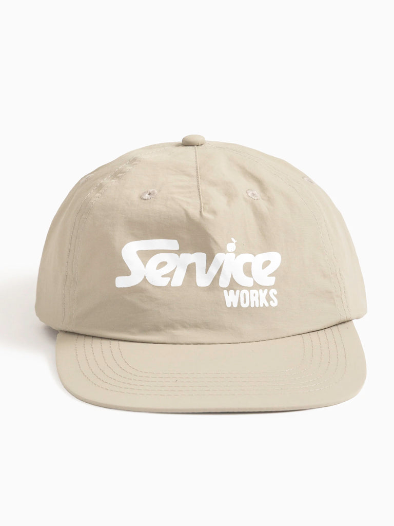 Nylon Drivers Cap- Khaki Service Works Hats