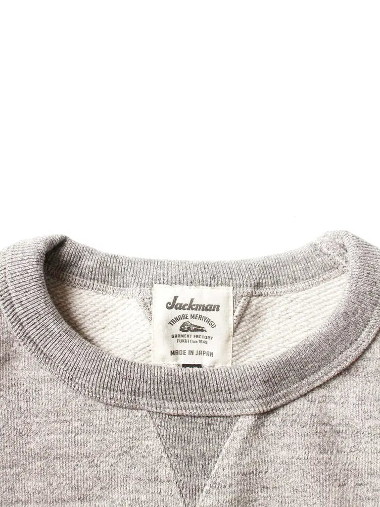 GG Sweat Crewneck- Heather Gray Jackman Sweaters