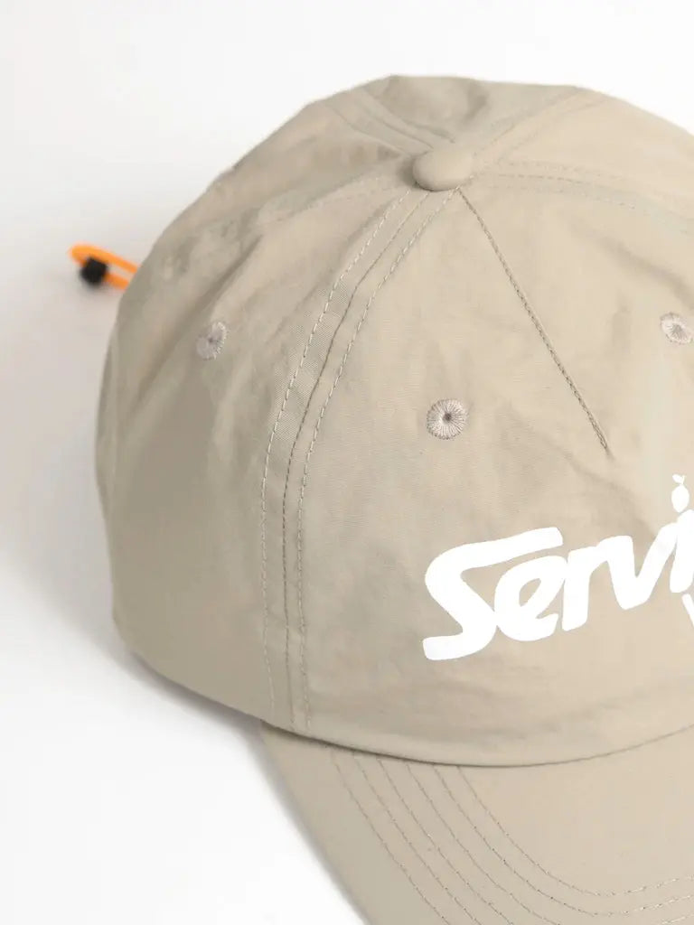 Nylon Drivers Cap- Khaki Service Works Hats
