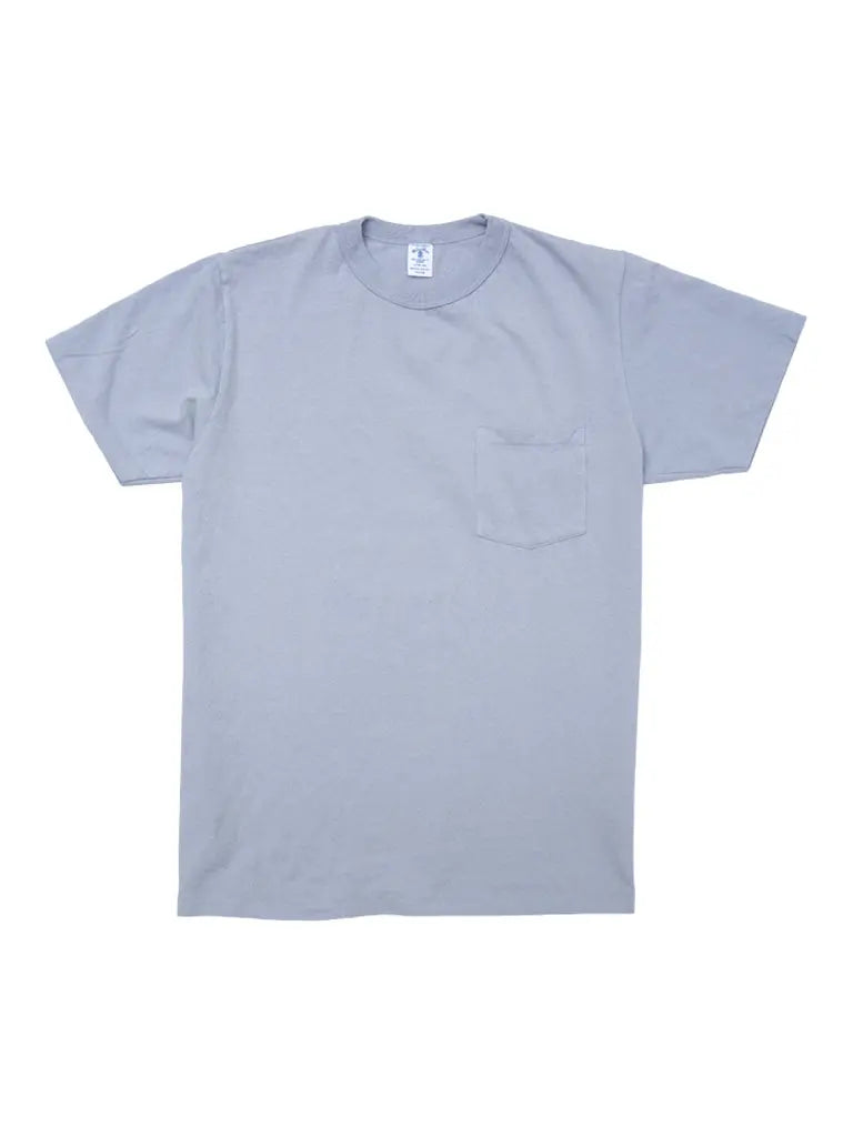 Pigment Dyed Crew Pocket Tee- Fuji Velva Sheen Tee Shirts