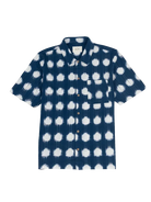 Gabe Shirt- Indigo Ikat Folk
