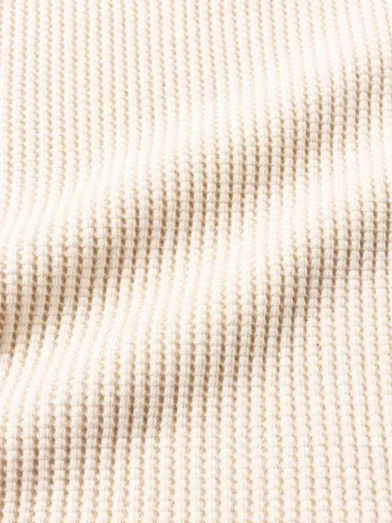 Waffle Midneck- Ecru Jackman Sweaters