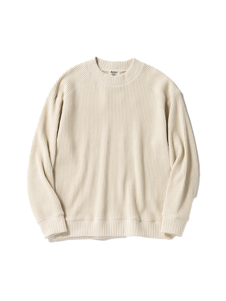 Waffle Midneck- Ecru Jackman Sweaters