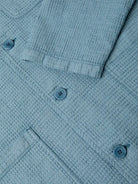 Ormiston Jacket- Denim Blue Linen Waffle Kestin