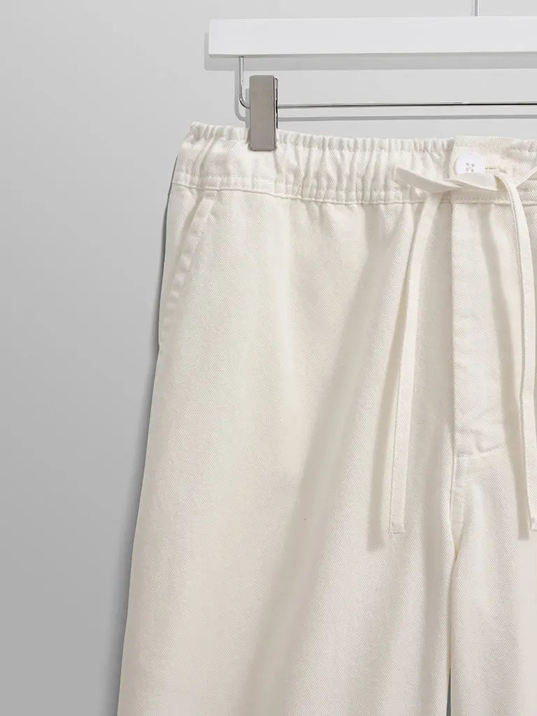 Kurt Trousers- Twill Light Off White - Eames NW