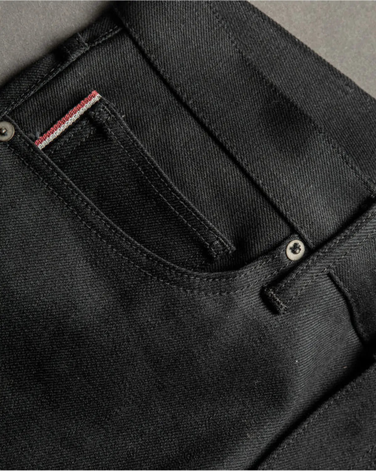 Hammer Straight - Black Raw 14oz Selvedge Hiroshi KATO Denim