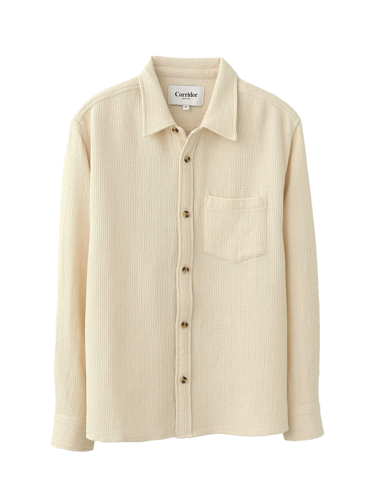 Waffle LS Shirt- Natural Corridor Shirts