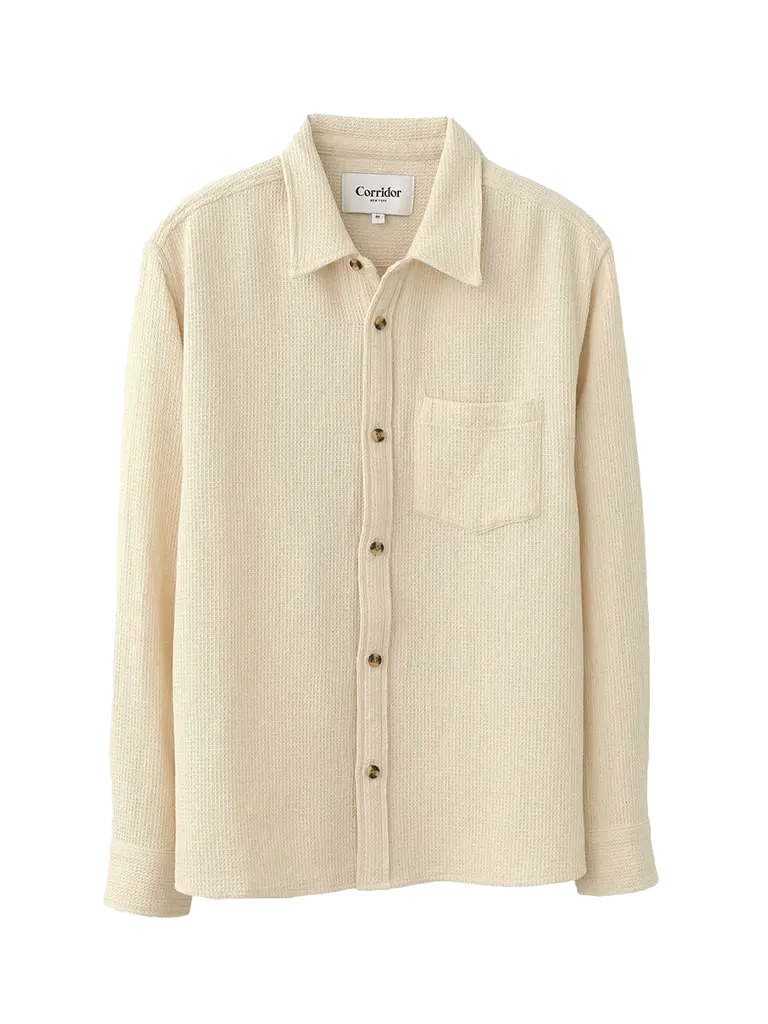 Waffle LS Shirt- Natural Corridor Shirts