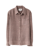 Pigment Dyed Waffle LS- Purple Corridor Shirts