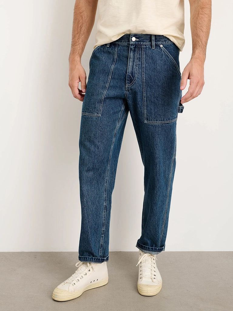 Painter Pant- Medium Vintage Wash Alex Mill Denim