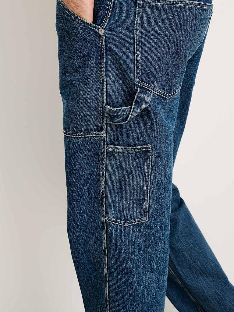 Painter Pant- Medium Vintage Wash Alex Mill Denim