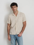 Linen Camp Shirt- Flax Alex Mill