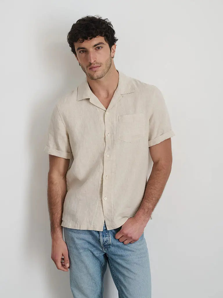 Linen Camp Shirt- Flax Alex Mill