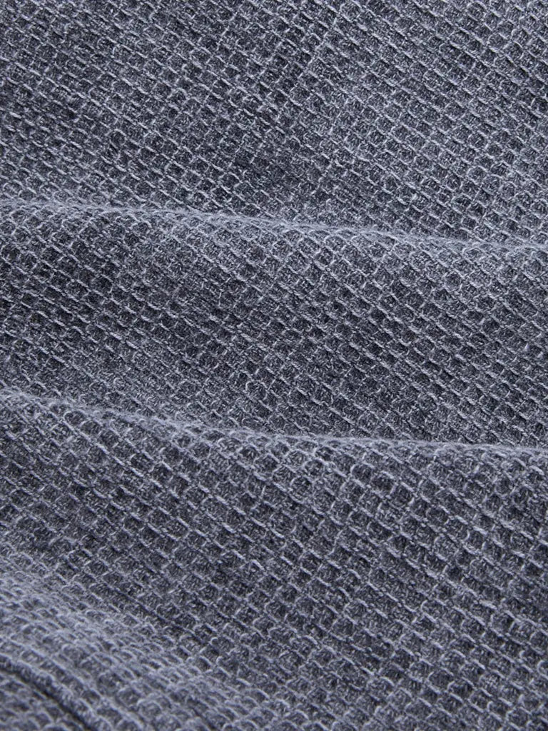 Pigment Dyed Waffle Shirt- Grey Corridor Shirts