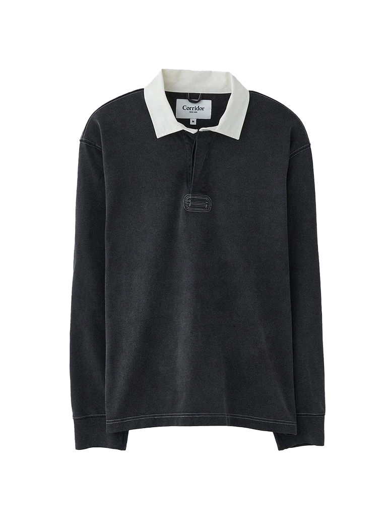 Rugby Polo- Black Corridor Shirts