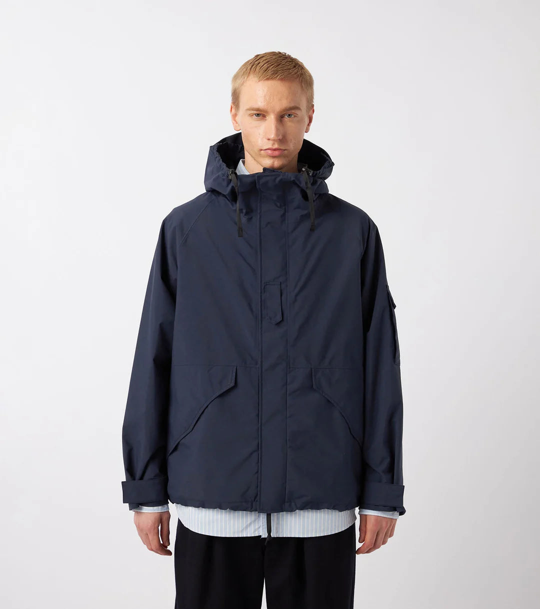 2L Nylon Gore-Tex Cruiser Jacket- Navy Nanamica Jackets