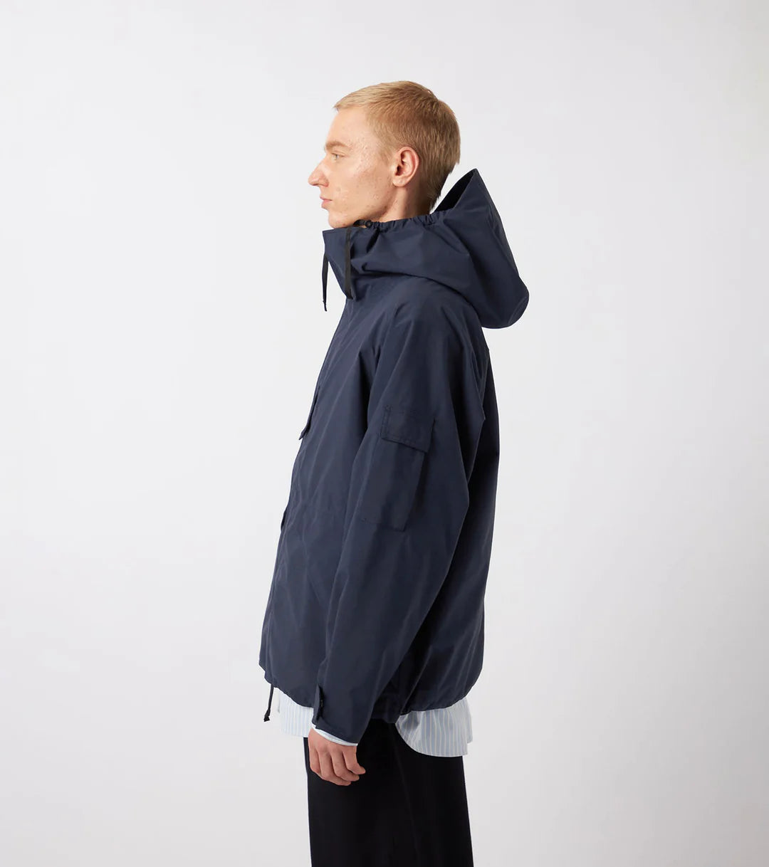 2L Nylon Gore-Tex Cruiser Jacket- Navy Nanamica Jackets
