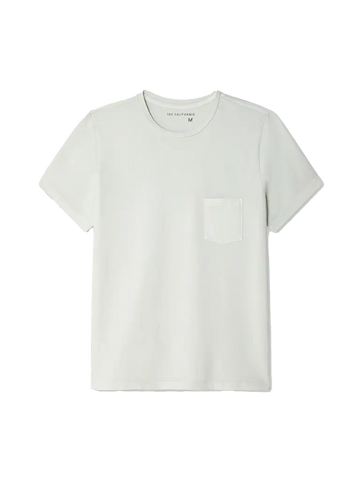 Recycled Cotton Pocket Tee- Salt - Eames NW