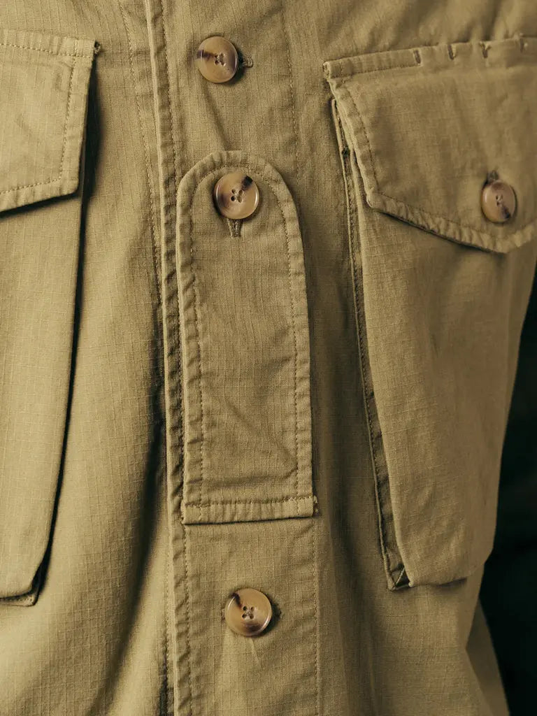 Redford Ripstop Jacket- Light Military - Eames NW