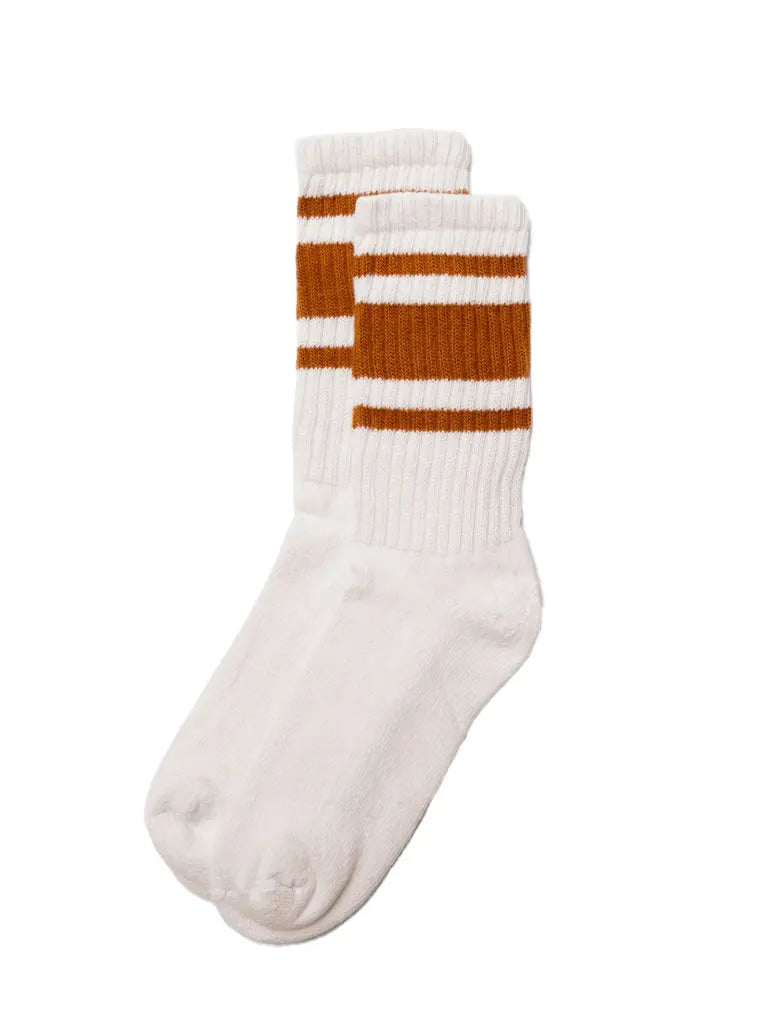 Mono Stripe Sock- Texas Orange American Trench