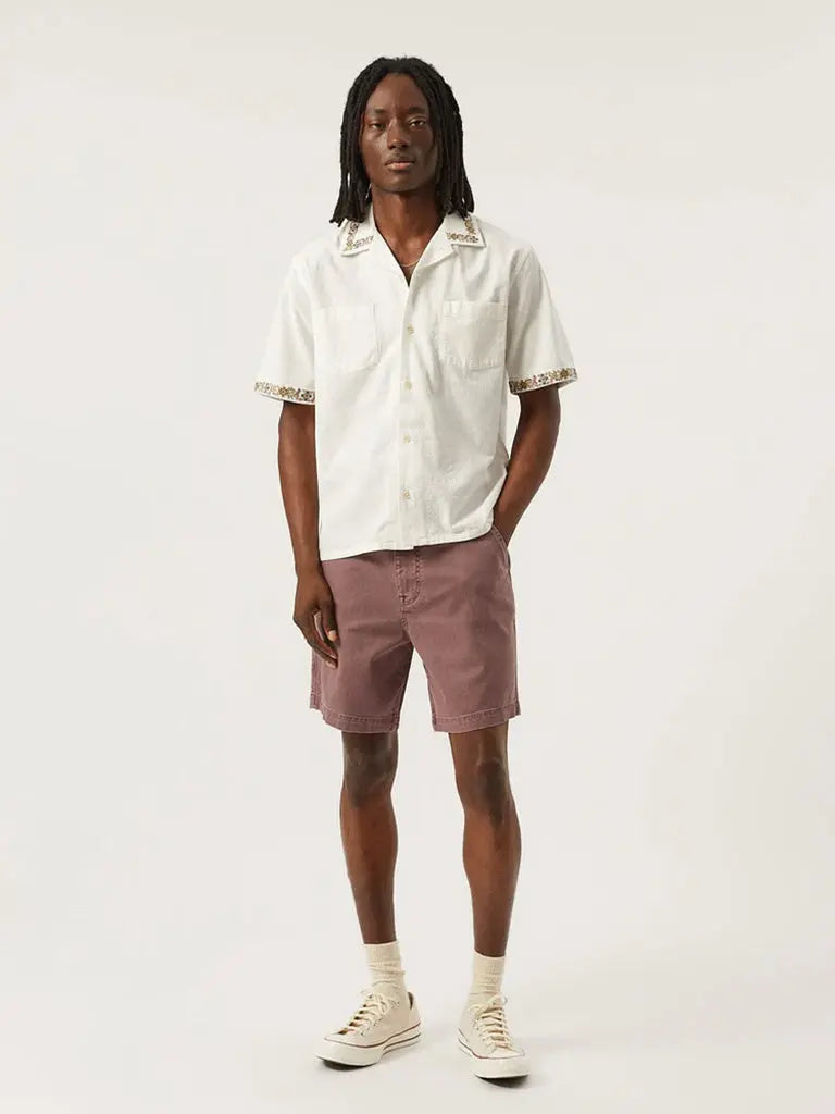 Harmony Embroidered Shirt- White Corridor Shirts