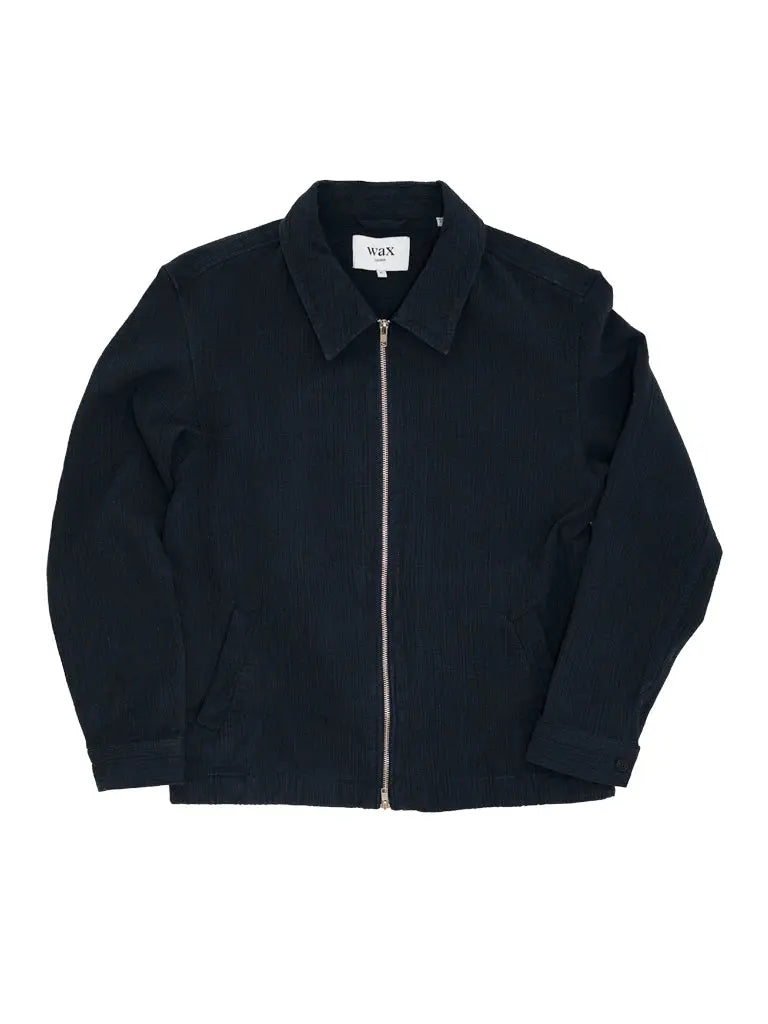 Eldon- Navy Crinkle Wax London Jackets