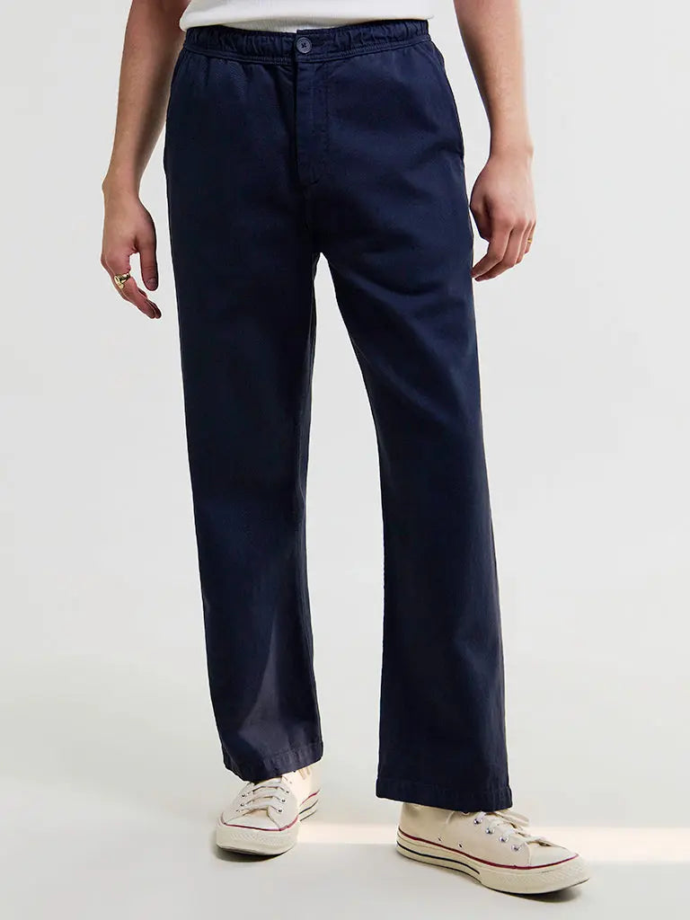 Hyde Trouser- Navy Wax London Pants