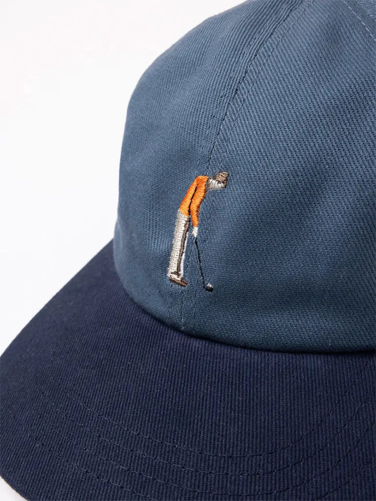 Leuchars Cap- FrenchBlue/Navy Golf Embroidery Kestin Hats