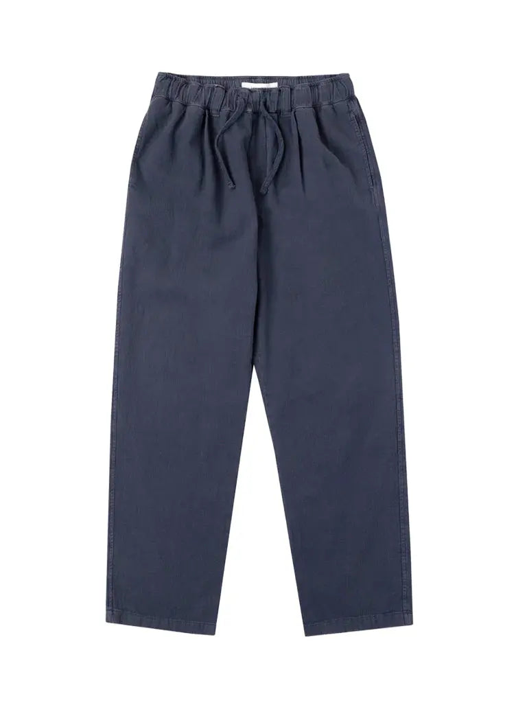 Doune Pant- Navy Slub Cotton Kestin Pants