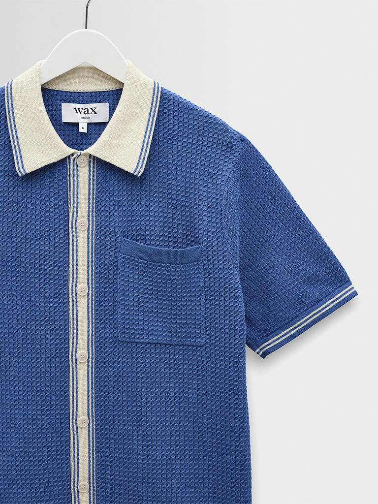 Belle- Blue Tipped Pointelle (Copy) Wax London Shirts