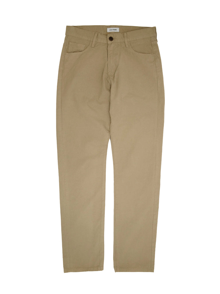 Relaxed 5 Pocket- Canvas Beige C.O.F. Studio Pants