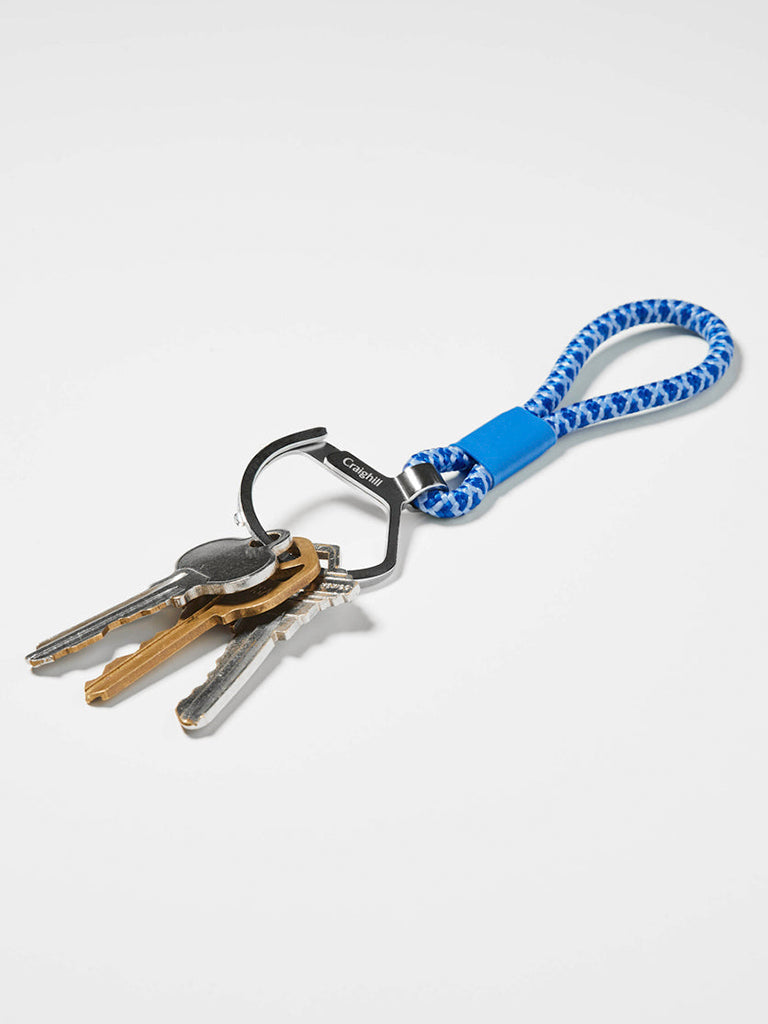 Rope Split Ring- Cornflower Blue Craighill Accessories