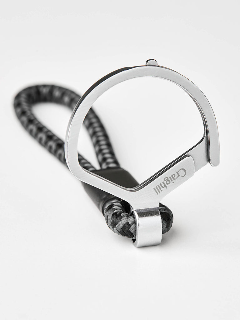 Rope Split Ring- Slate Gray Craighill Accessories