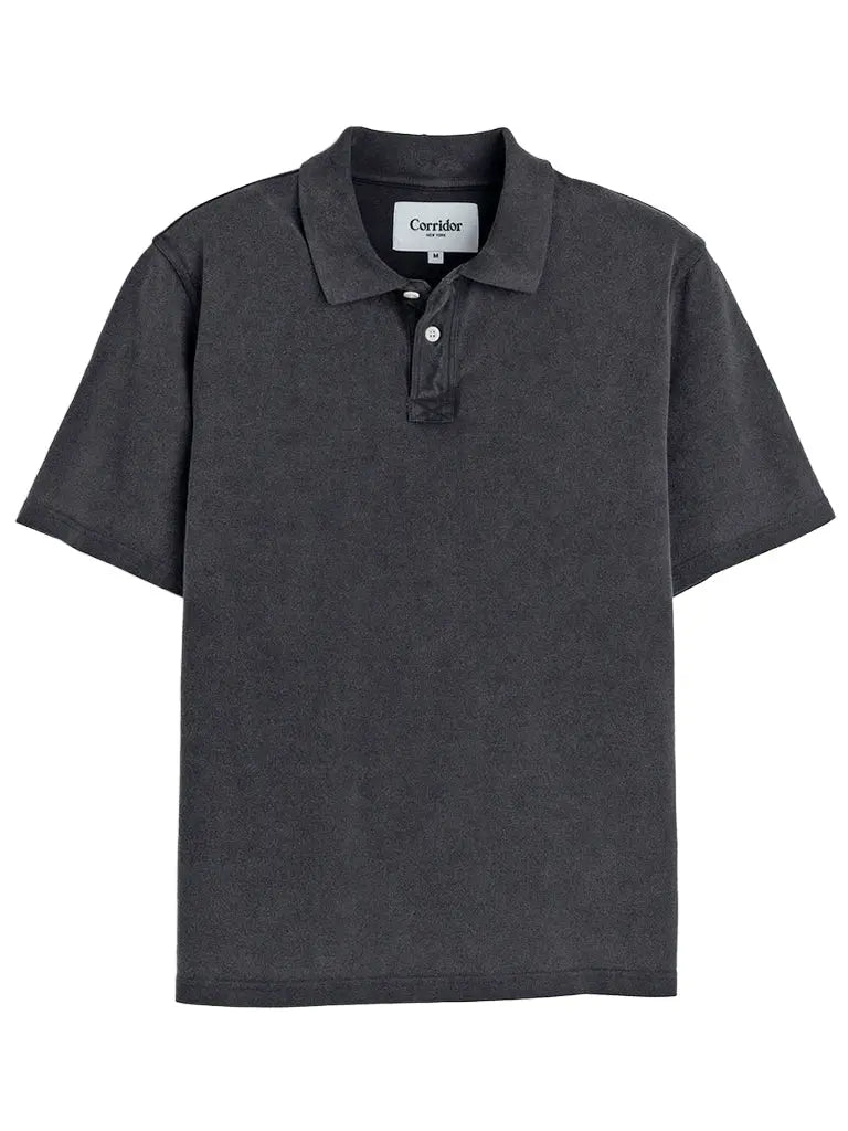 Pique Polo- Black Corridor Shirts