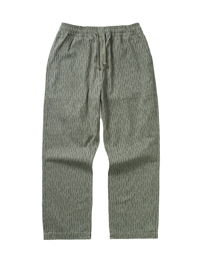 Chef Pants- Green Raindrop Camo Service Works Pants