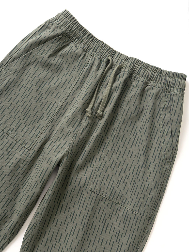 Chef Pants- Green Raindrop Camo Service Works Pants