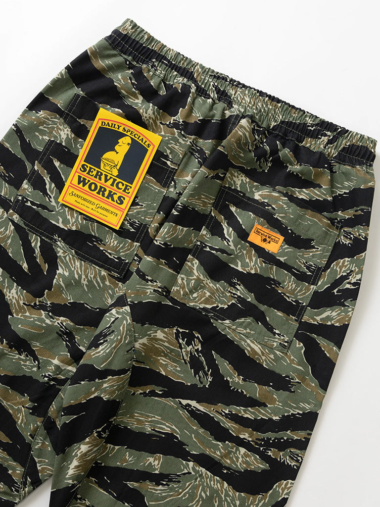 Chef Pants- Tiger Stripe Camo Service Works Pants
