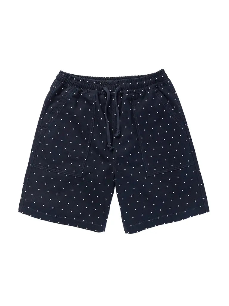 Chef Shorts- Polka Dot Navy Service Works Shorts