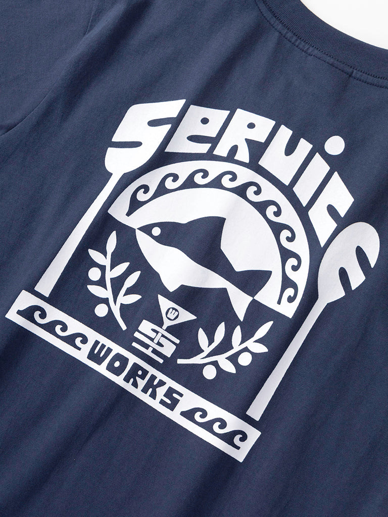 Milos Tee- Navy Service Works Tee Shirts