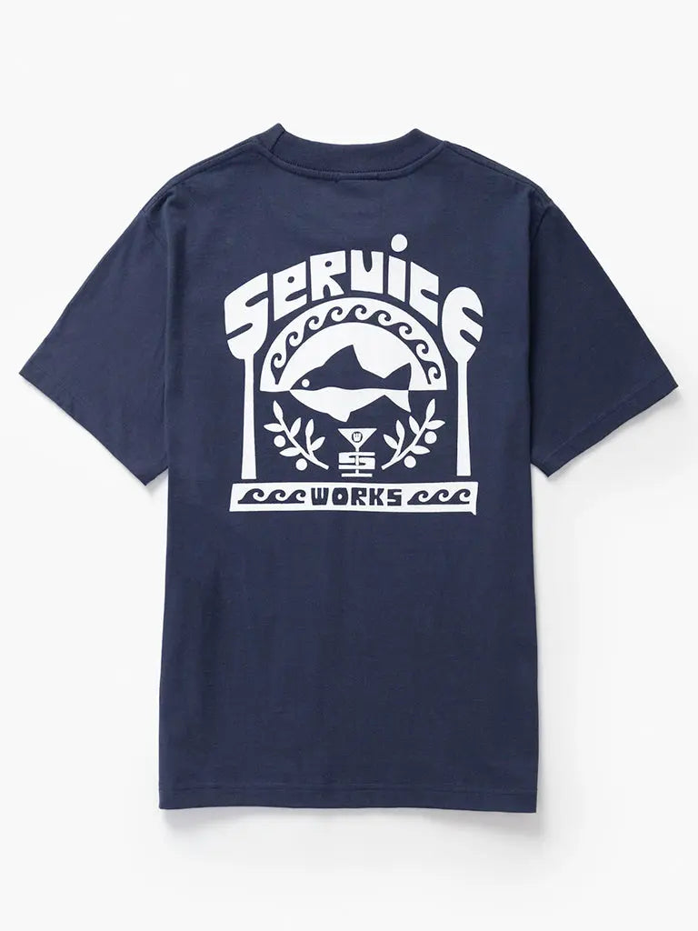 Milos Tee- Navy Service Works Tee Shirts