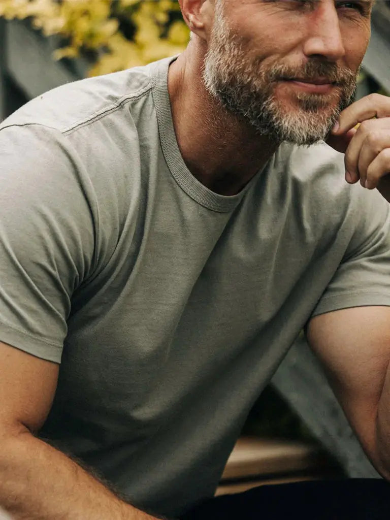 Organic Cotton Tee- Sage - Eames NW